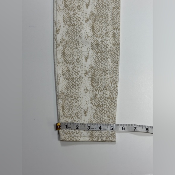 PAIGE Women's Tan Patterned Skinny Jeans - Picture 3 of 10